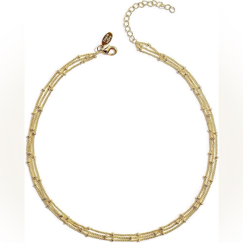 14k Gold Plated Choker - Picture 2 of 2